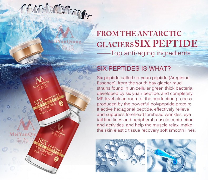 MeiYanQiong Serum Wajah Anti Aging Collagen 10ml - Red 