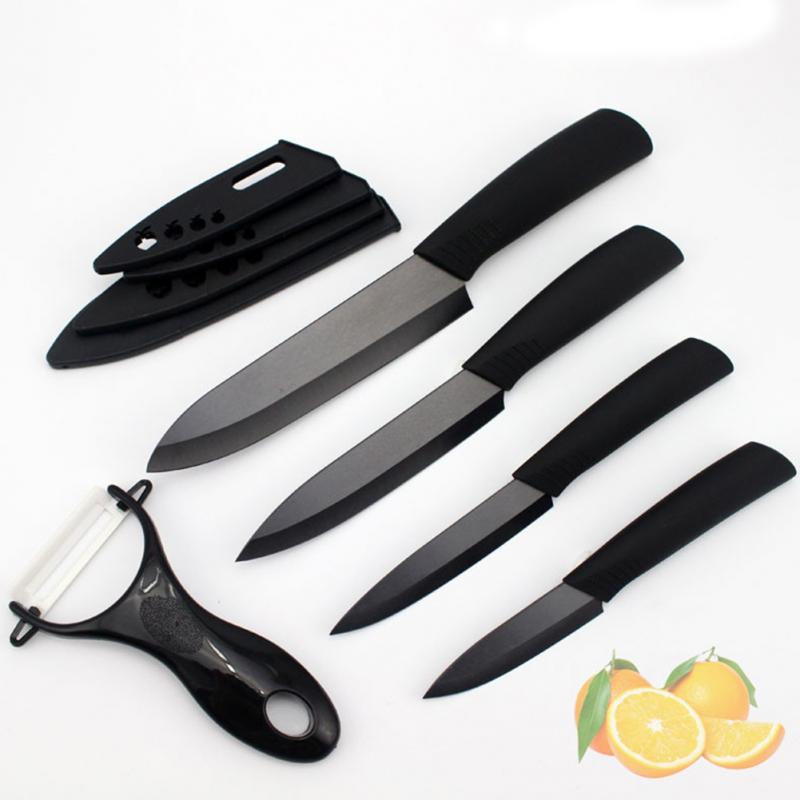 UTimHome Black Blade Pisau Dapur Keramik Set 5 in 1 ...