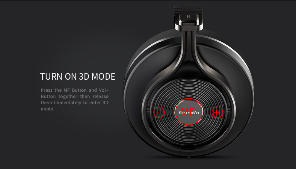 Bluedio T3 Turbine 3D Wireless Bluetooth Headphone - Black -  JakartaNotebook.com