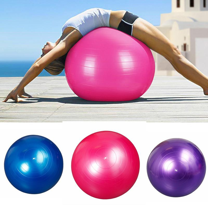Bola Yoga Pilates Fitness Gym 65cm Blue