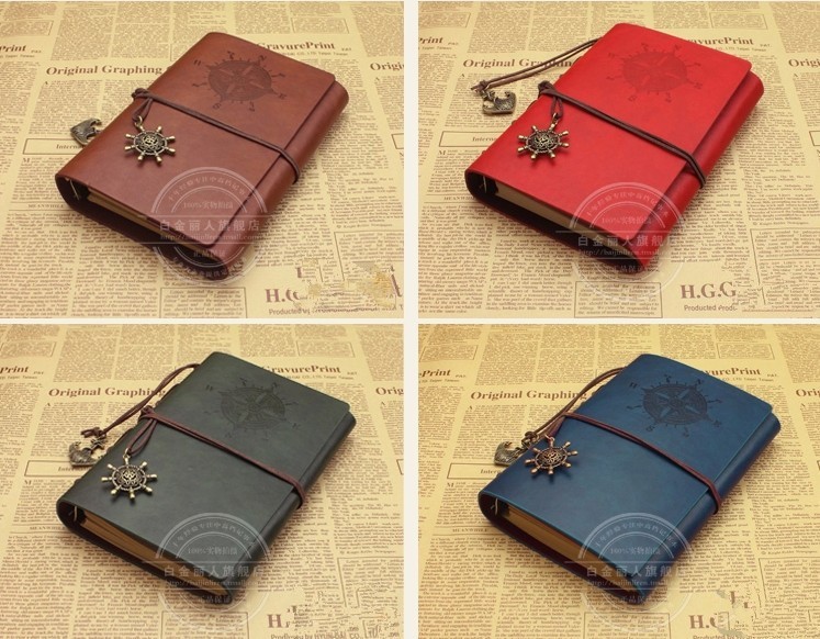 buku catatan binder kulit retro pirate coffee buku catatan binder kulit retro pirate coffee