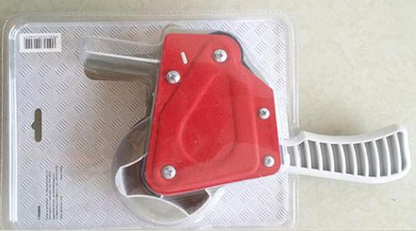 Dispenser Lakban Tape Gun With Handle - Red/White