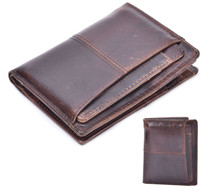 dompet kulit pria wax cowhide leather brown jakartanotebook dompet kulit pria wax cowhide leather brown jakartanotebook