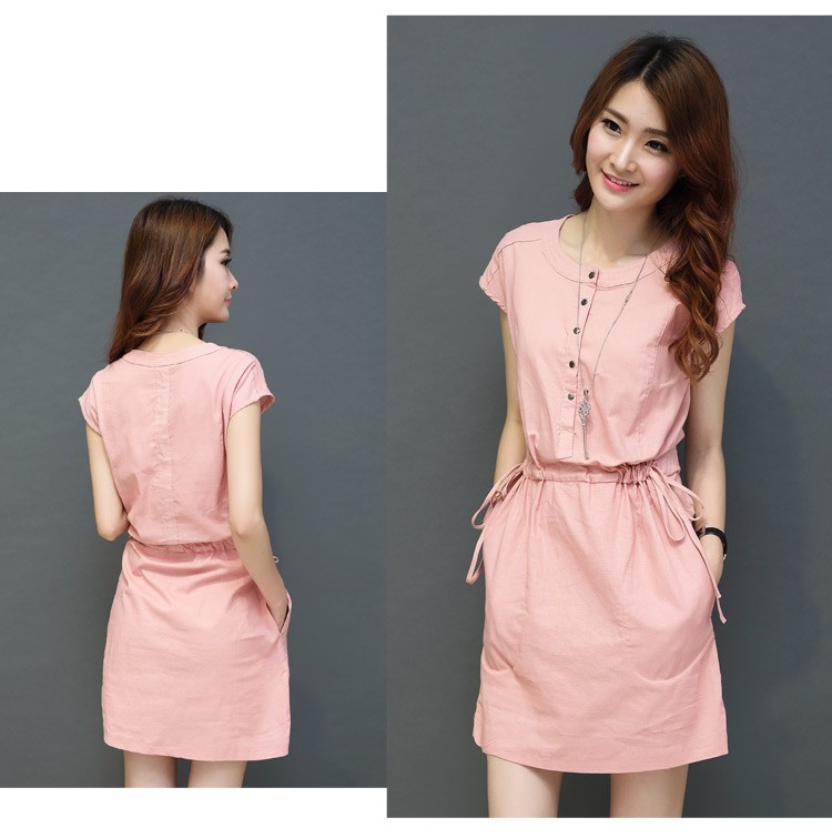 Baju Renang Wanita Diving Style Swimsuit Size L Pink Source · Dress Casual Wanita Cotton Linen Short Sleeve Size L Pink JakartaNotebook com