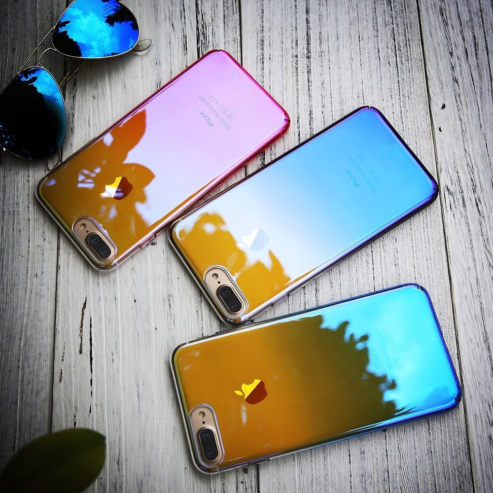 gradient mirror hardcase for iphone 7 plus 8 plus blue gradient mirror hardcase for iphone 7 plus 8 plus blue
