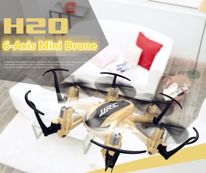 JJRC H20 Mini Drone Hexacopter 6 Axis 2.4G 4CH - Red 