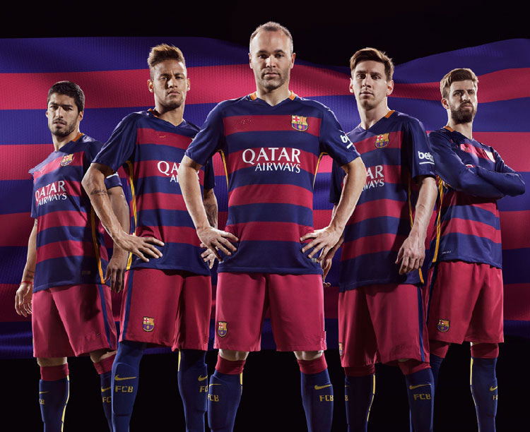 jersey sepakbola barcelona no 11 neymar jr size l jersey sepakbola barcelona no 11 neymar jr size l