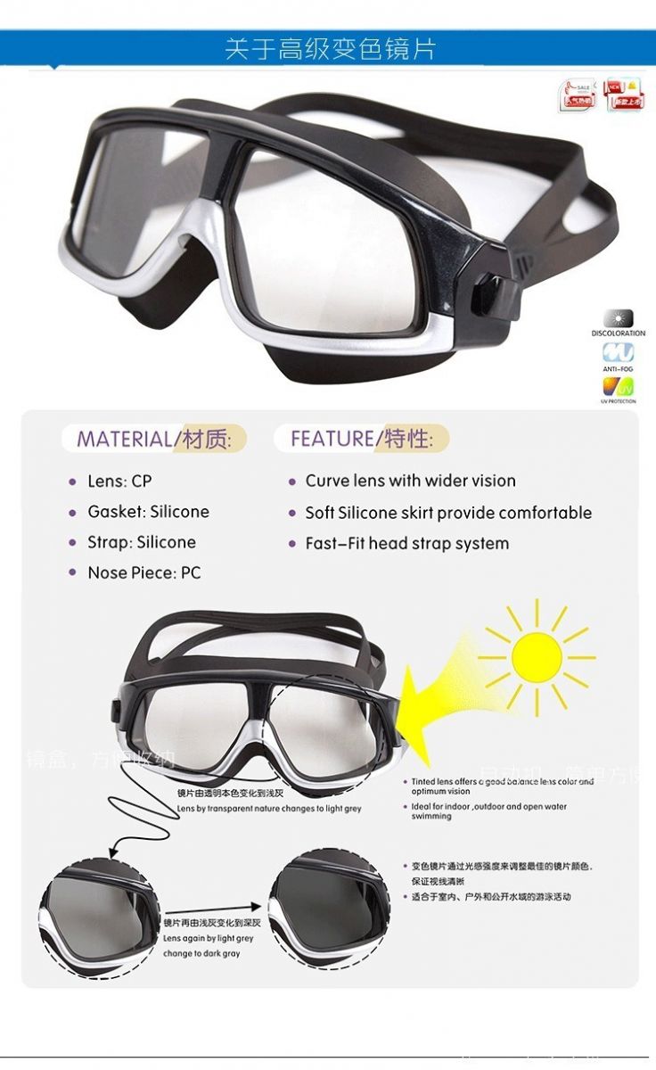  Kacamata  Renang  Polarizing Anti Fog UV Protection GOG 
