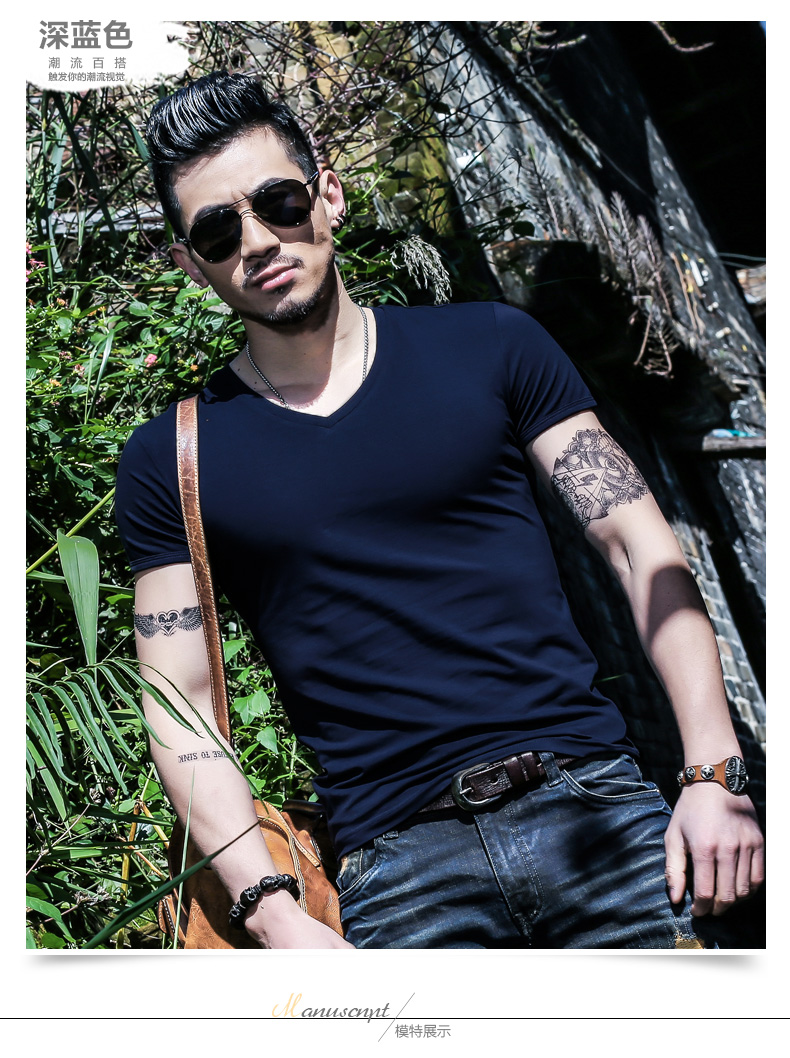Kaos Polos Katun Pria V Neck Sleeve Size Xl T kaos polos katun pria v neck sleeve size xl t