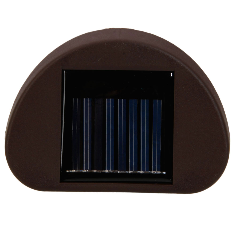 Lampu Solar Taman LED Solar Lamp Outdoor Garden - Brown 