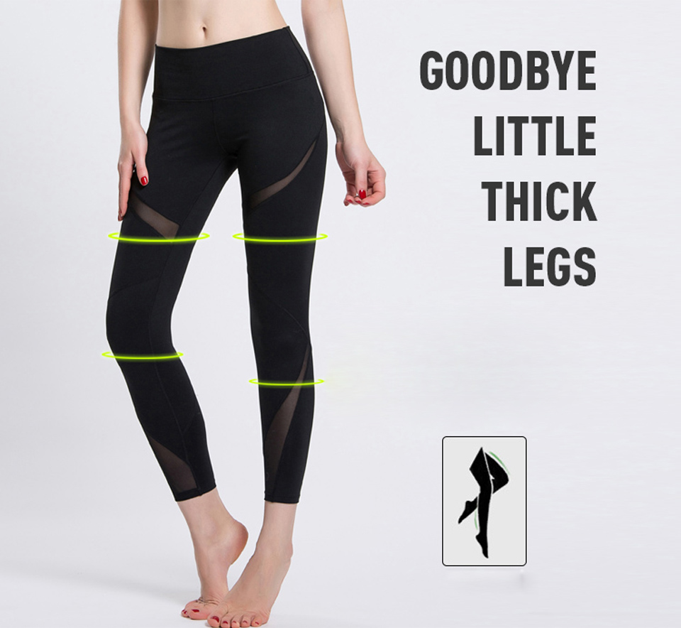 Legging Olahraga Gym Yoga Wanita Size M - Black 