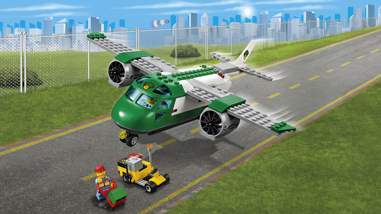 lego city 60101 airport cargo plane