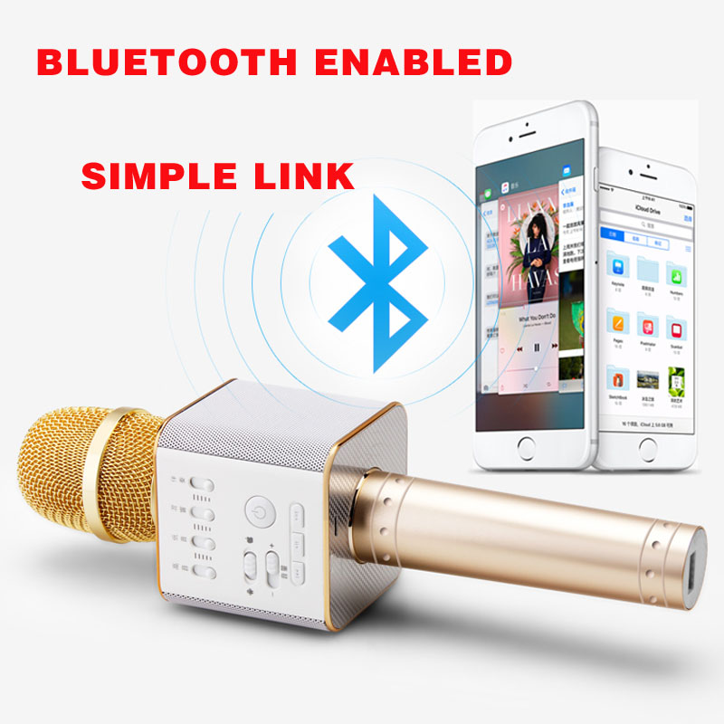Mic Karaoke Wireless bluethooth Q9 Terbaik