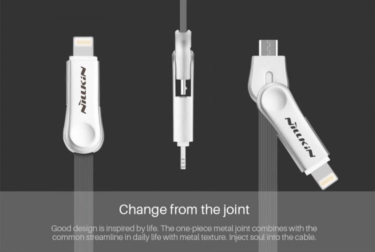 nillkin plus iii micro usb and lightning sync data charging cable gray jakartanotebook nillkin plus iii micro usb and lightning sync data charging cable gray jakartanotebook