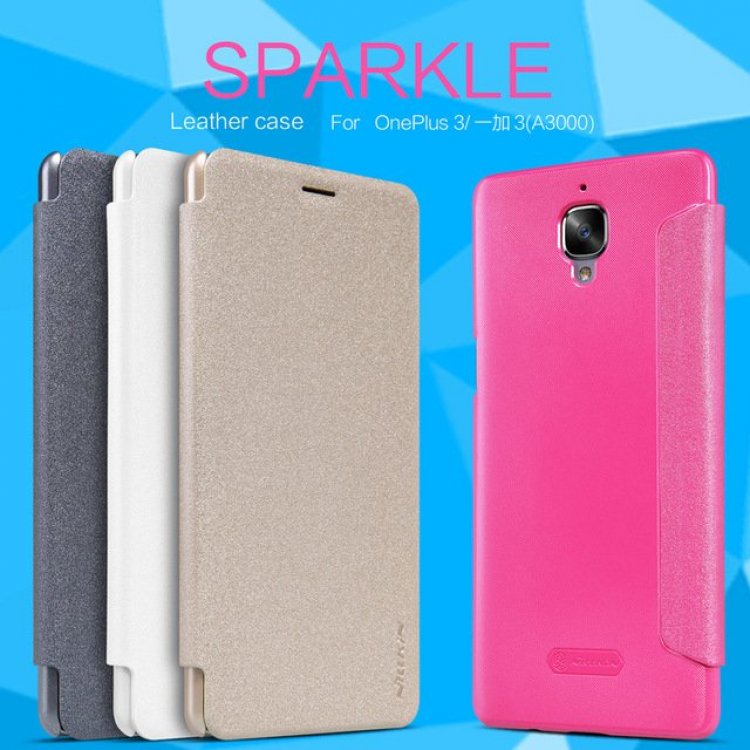 nillkin sparkle window for oneplus 3 black nillkin sparkle window for oneplus 3 black