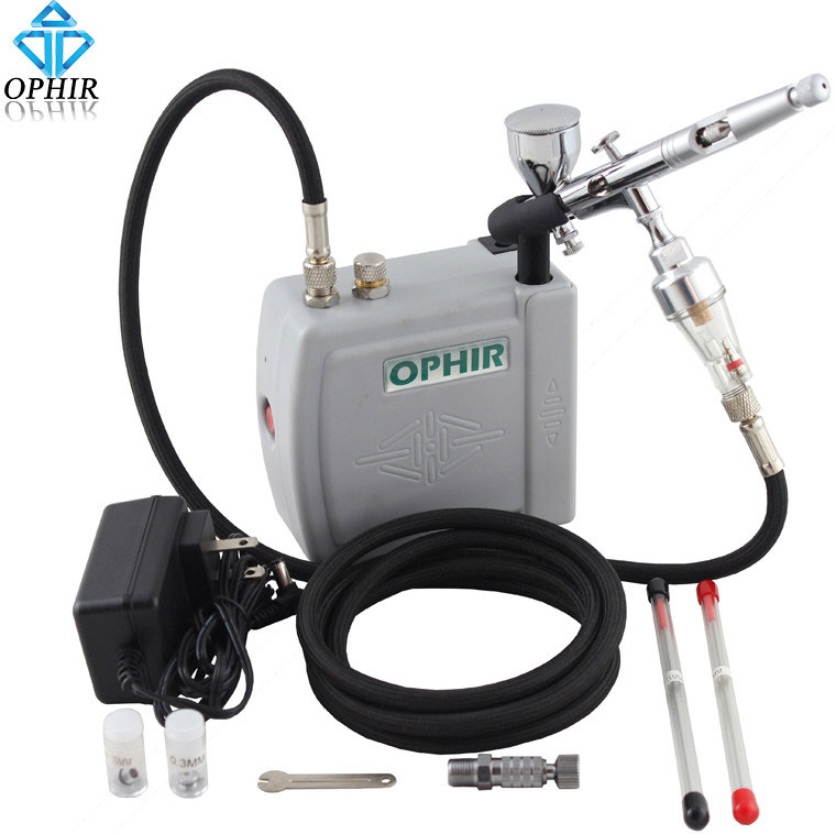 OPHIR Air Brush Make Up Air Compressor - Gray 