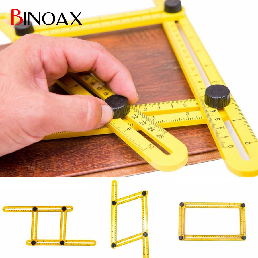penggaris 4 sudut four sided folding ruler yellow penggaris 4 sudut four sided folding ruler yellow