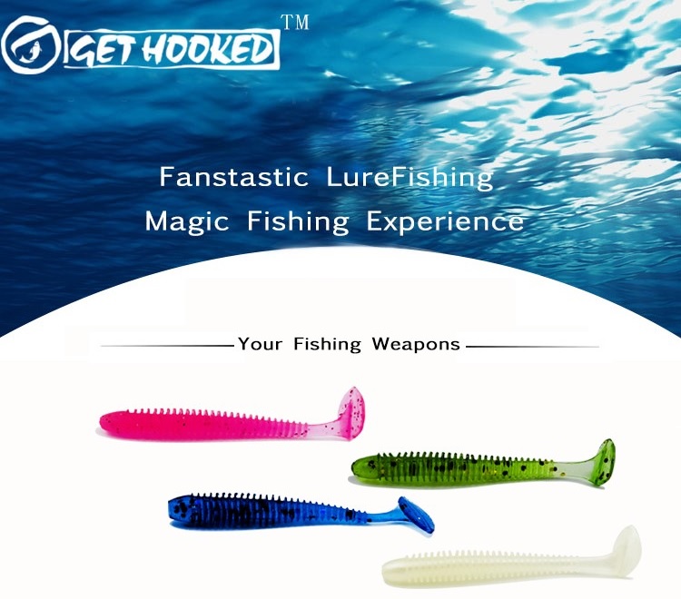 Pesca Umpan Pancing Ulat Cacing Artifisial 10 PCS - Golden