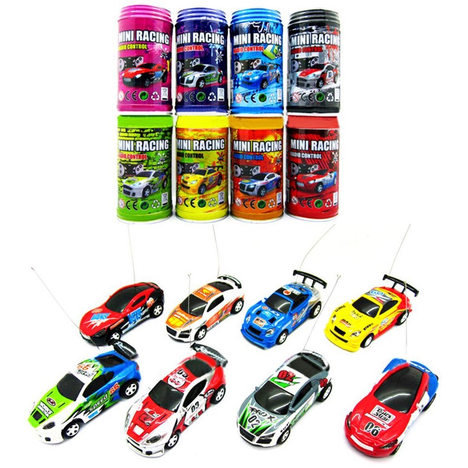 Remote Control RC Car Kemasan Kaleng Coke Multi Color