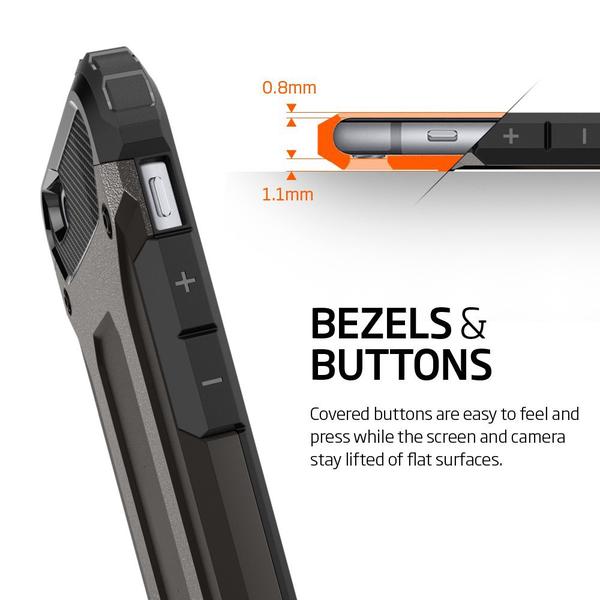 Sgp Full Protective Armor Bumper For Iphone 6/6S Plus - Gray -  Jakartanotebook.com