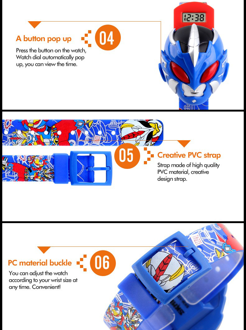 SKMEI Jam Tangan Anak - DG1239 - Red - JakartaNotebook.com