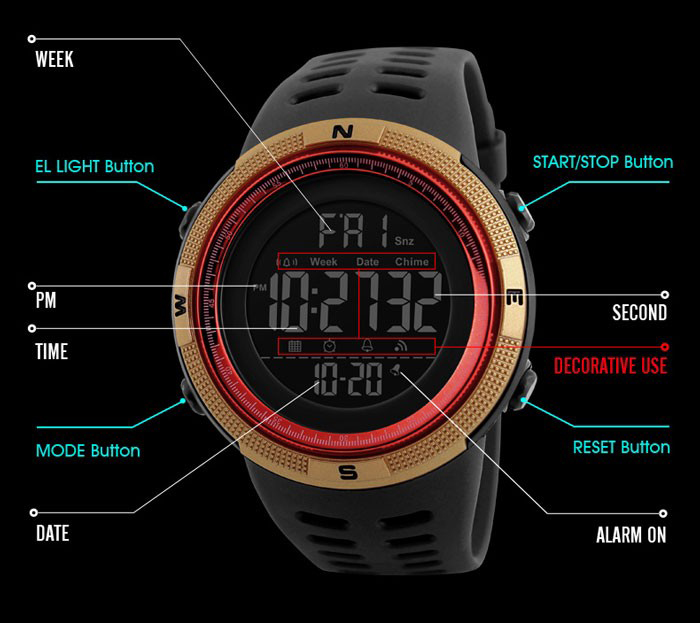 jam skmei 1250