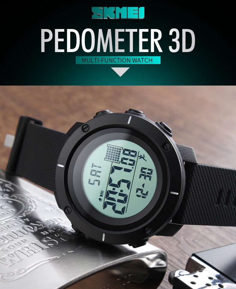 SKMEI Jam Tangan Digital Pria - DG1215S - Green 