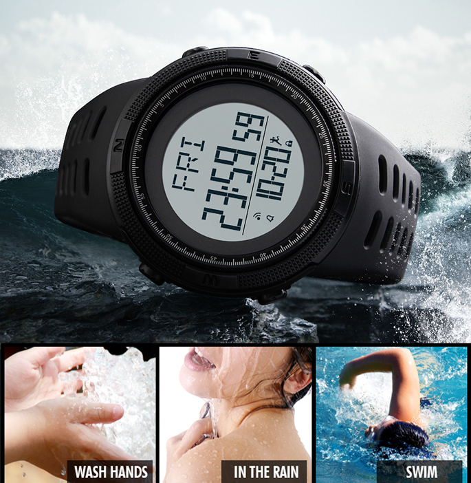 SKMEI Jam Tangan Digital Sporty Pria - 1295 - Green 