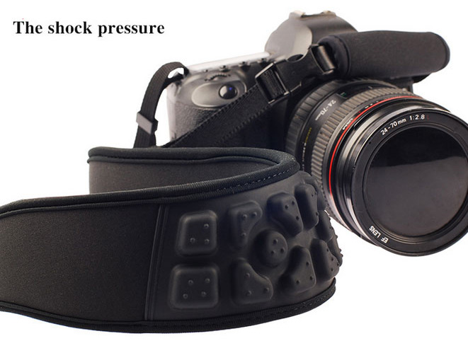 Lynca Strap Kamera DSLR Shock Absorbing - Black 