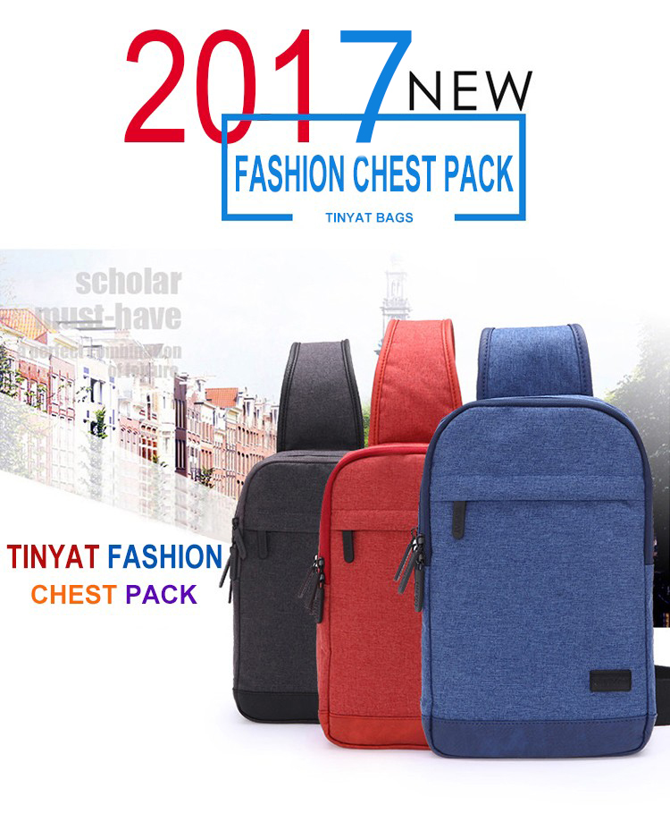 TINYAT Tas Selempang Sling Bag - T602 - Dark Gray 