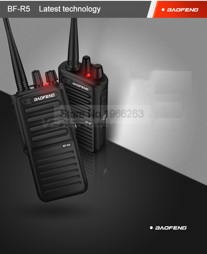 taffware walkie talkie single band 6w 16ch uhf bf r5 taffware walkie talkie single band 6w 16ch uhf bf r5
