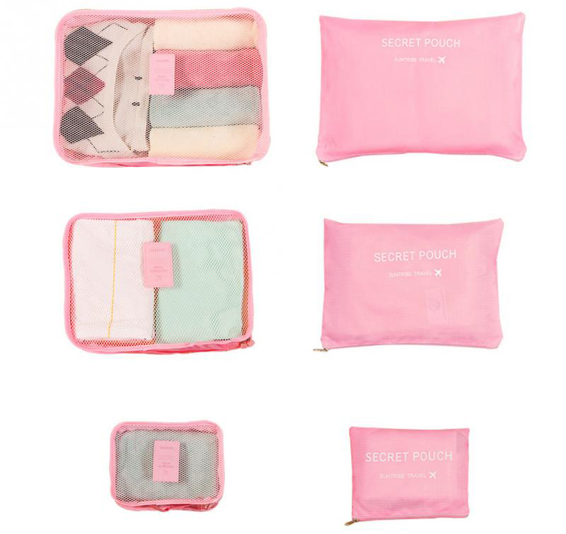 tas travel bag in bag organizer barang 6 set blue jakartanotebook tas travel bag in bag organizer barang 6 set blue jakartanotebook