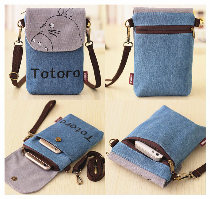  Tas  Selempang  Model Totoro Blue JakartaNotebook com