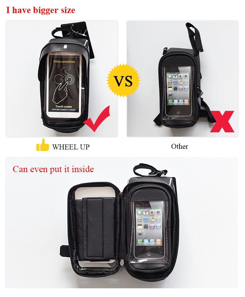 Wheel Up Tas Sepeda Waterproof Smartphone 6 Inch - 023 
