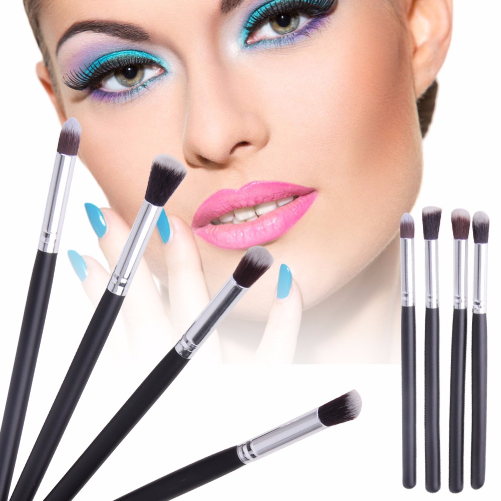 Blending Eyeshadow Make Up Brush 4 PCS MAG5445 Black