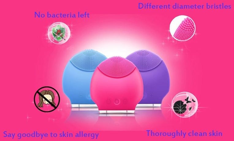 skin care electric anti aging cleaning brush pembersih muka elektrik pink skin care electric anti aging cleaning brush pembersih muka elektrik pink
