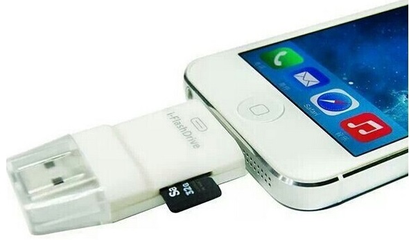 I-FlashDrive External Storage OTG Card Reader for Apple 