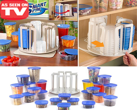 marvel spin n store kitchen organizer with 24 plastic marvel spin n store kitchen organizer with 24 plastic
