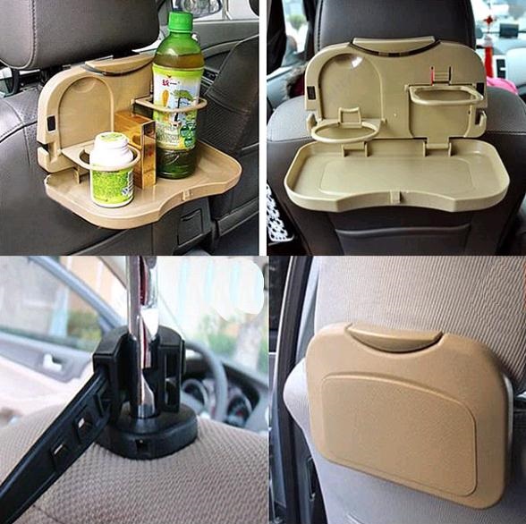 Car Multifunction Foldable Seat Back Meal Table Meja Car Multifunction Foldable Seat Back Meal Table Meja