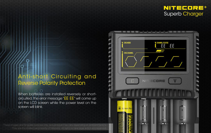 Nitecore Charger Baterai 4 Slot Li-ion NiMH - SC4