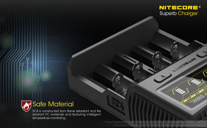 Nitecore Charger Baterai 4 Slot Li-ion NiMH - SC4