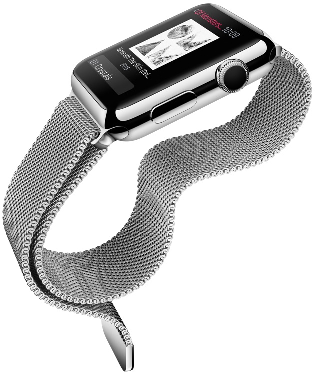 Lawrence Series Watch Strap for Apple Watch 42mm Series 1 amp 2 Silver Lawrence Series Watch Strap for Apple Watch 42mm Series 1 amp 2 Silver