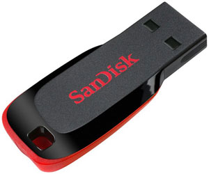 SanDisk Cruzer Blade USB flash drive 16GB