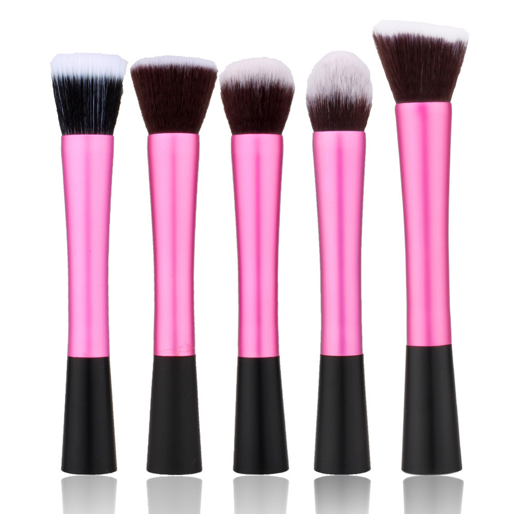 Beauty Kit Brush Make Up 5 Set Rose JakartaNotebookcom