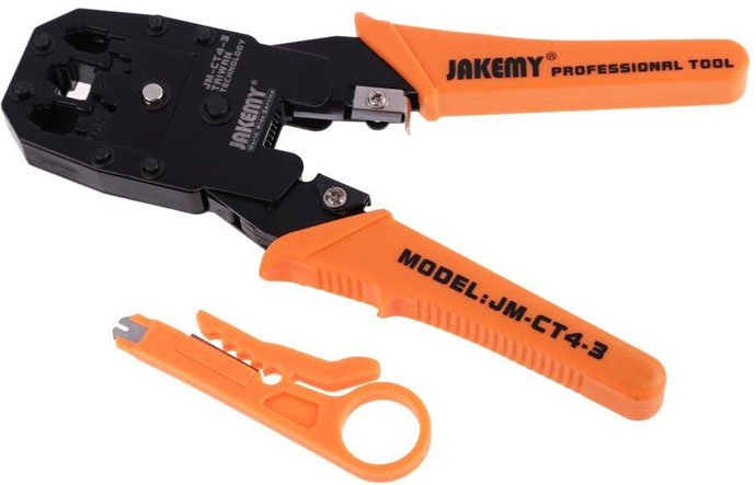 Jakemy Crimper  Plier LAN Network Cable RJ45 RJ 11 JM 