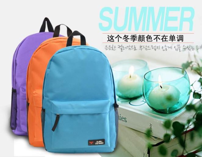 trendy canvas backpack