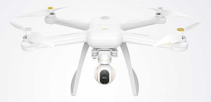 Xiaomi Mi Drone FPV dengan Kamera 4K 3-Axis Gimbal - White