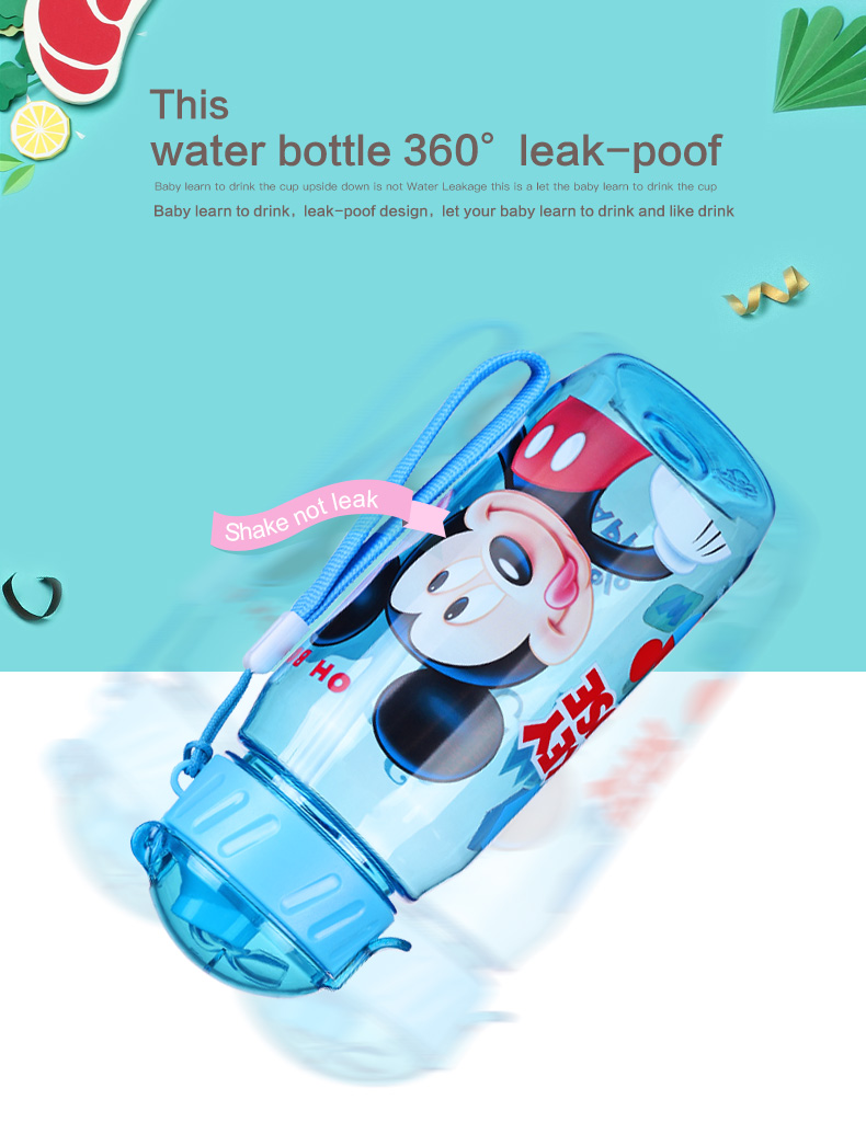 Botol Minum Lucu Gambar Kartun Disney 450ML Blue JakartaNotebookcom