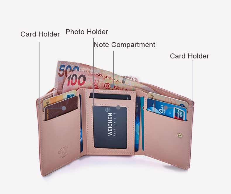 dompet wanita clutch zipper coin wallet pink dompet wanita clutch zipper coin wallet pink