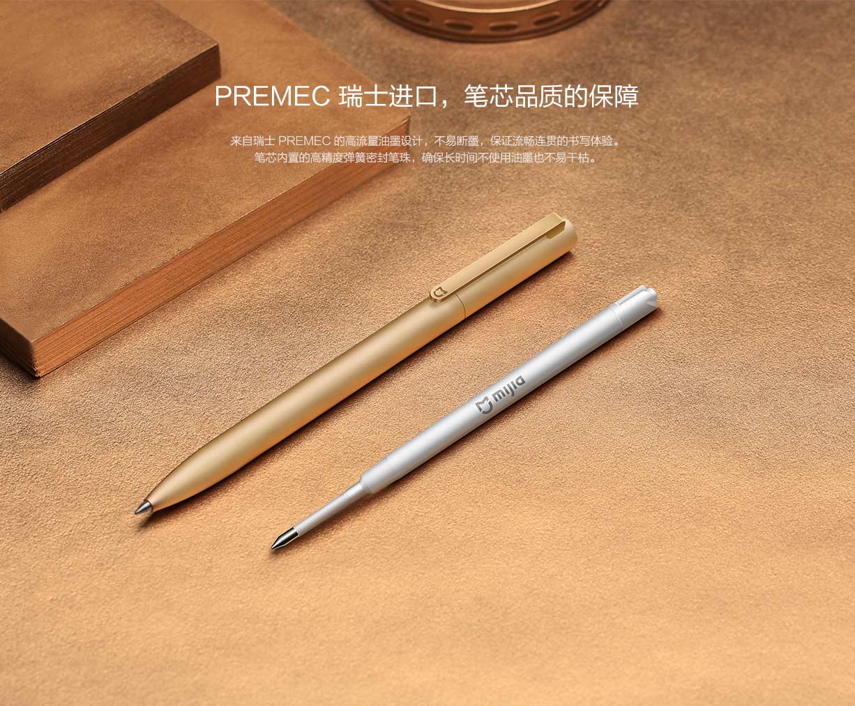 Xiaomi Mi Pen Refill Tinta Pulpen Metal Signature - 3 PCS   